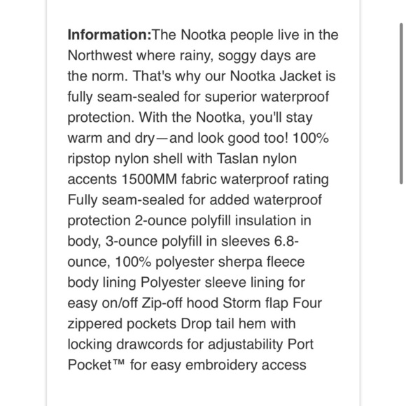 PORT AUTHORITY Women's Large
NOOTKA Hooded Jacket
Fleece INSULATED - Picture 12 of 13